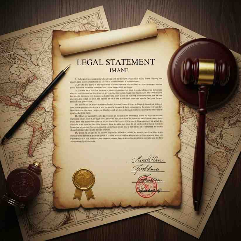 Legal disclaimer visual
